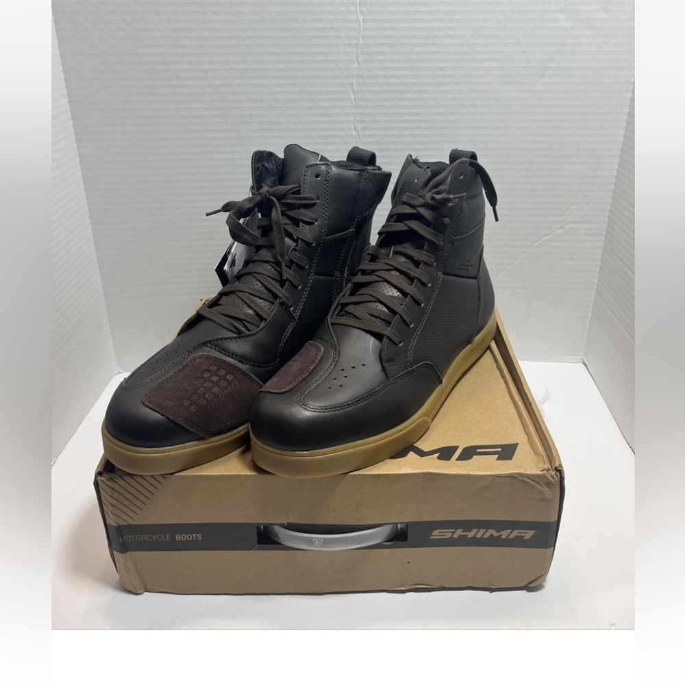Men's Brown Motorcycle Boots